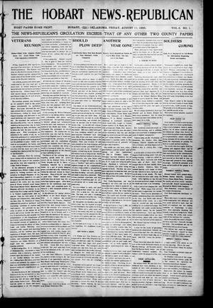 The Hobart News--Republican (Hobart, Okla.), Vol. 5, No. 1, Ed. 1 Friday, August 11, 1905