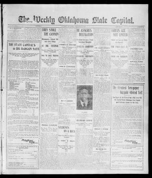 Primary view of object titled 'The Weekly Oklahoma State Capital. (Guthrie, Okla.), Vol. 17, No. 34, Ed. 1 Saturday, November 18, 1905'.