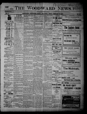 Primary view of object titled 'The Woodward News. (Woodward, Okla.), Vol. 3, No. 40, Ed. 1 Friday, February 26, 1897'.