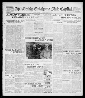 Primary view of object titled 'The Weekly Oklahoma State Capital. (Guthrie, Okla.), Vol. 13, No. 41, Ed. 1 Saturday, February 1, 1902'.