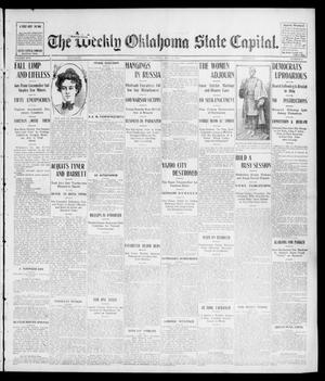 Primary view of object titled 'The Weekly Oklahoma State Capital. (Guthrie, Okla.), Vol. 16, No. 6, Ed. 1 Saturday, May 28, 1904'.