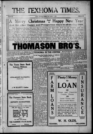The Texhoma Times. (Texhoma, Okla.), Vol. 5, No. 15, Ed. 1 Friday, December 25, 1908