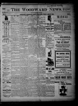Primary view of object titled 'The Woodward News. (Woodward, Okla.), Vol. 3, No. 5, Ed. 1 Friday, June 26, 1896'.