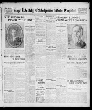 Primary view of object titled 'The Weekly Oklahoma State Capital. (Guthrie, Okla.), Vol. 13, No. 51, Ed. 1 Saturday, March 22, 1902'.