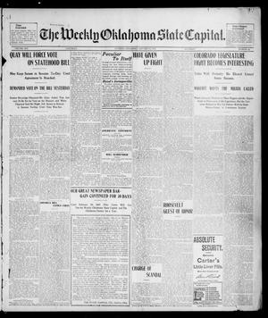 Primary view of The Weekly Oklahoma State Capital. (Guthrie, Okla.), Vol. 14, No. 43, Ed. 1 Saturday, January 24, 1903