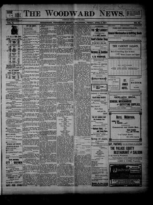 Primary view of object titled 'The Woodward News. (Woodward, Okla.), Vol. 3, No. 46, Ed. 1 Friday, April 9, 1897'.