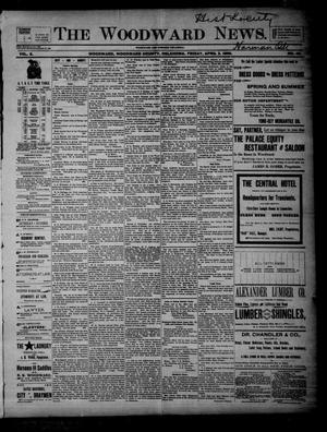 Primary view of object titled 'The Woodward News. (Woodward, Okla.), Vol. 2, No. 45, Ed. 1 Friday, April 3, 1896'.
